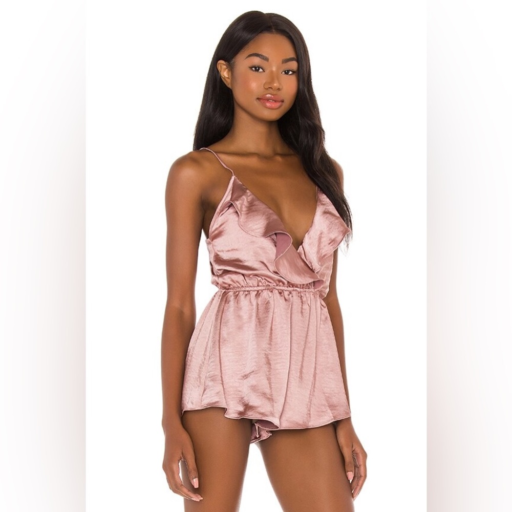 Superdown ruffle romper